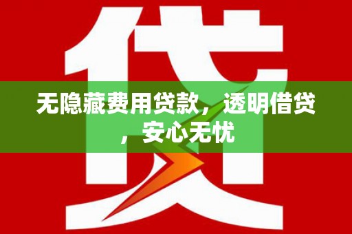 肇源无隐藏费用贷款，透明借贷，安心无忧