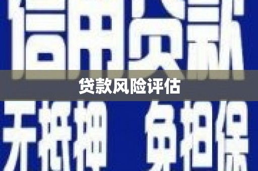 肇源贷款风险评估