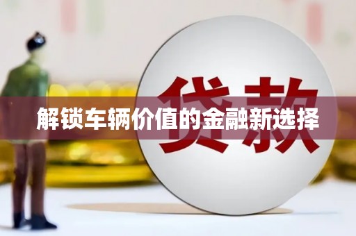 肇源解锁车辆价值的金融新选择