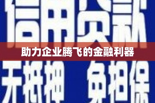 肇源助力企业腾飞的金融利器