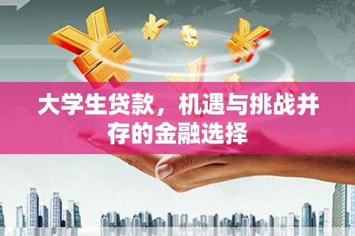 肇源大学生贷款，机遇与挑战并存的金融选择
