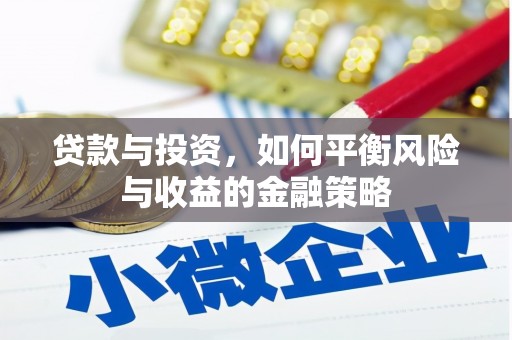 肇源贷款与投资，如何平衡风险与收益的金融策略
